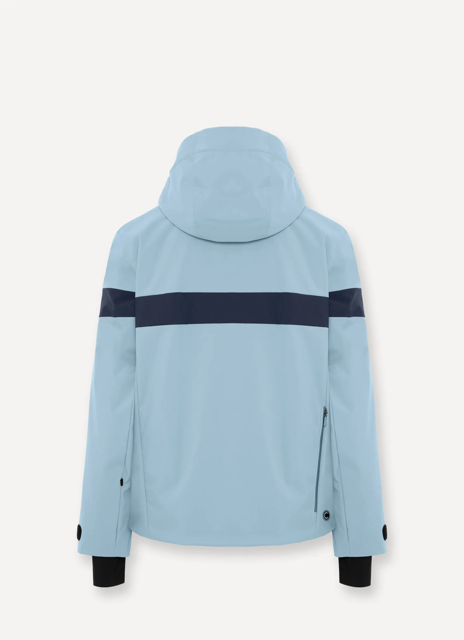 Chaqueta de esquí con inserción bicolor