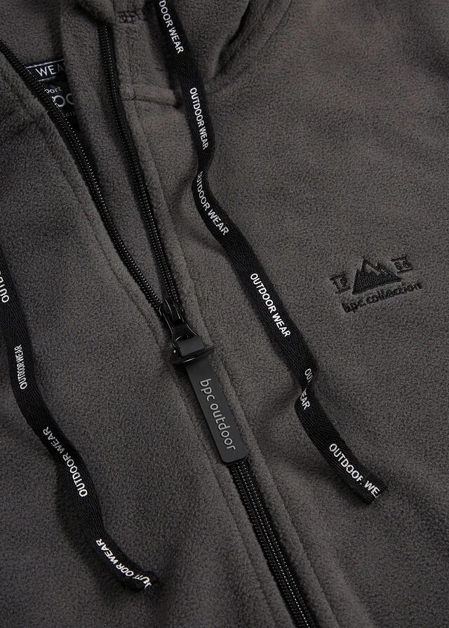 Chaqueta polar pizarra