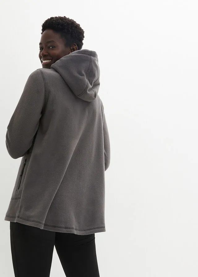 Chaqueta polar pizarra