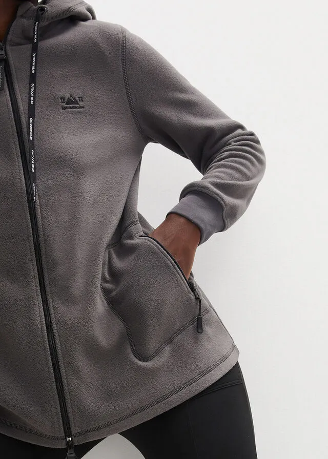 Chaqueta polar pizarra