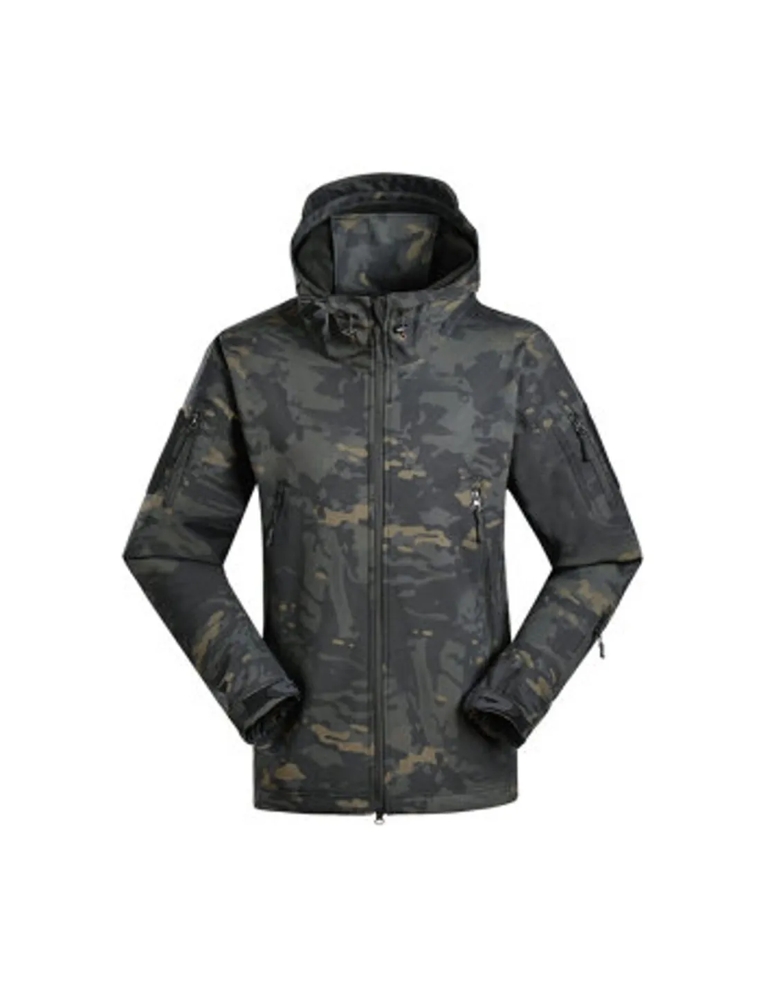 CHAQUETA SHARK SKIN  MULTICAM BLACK