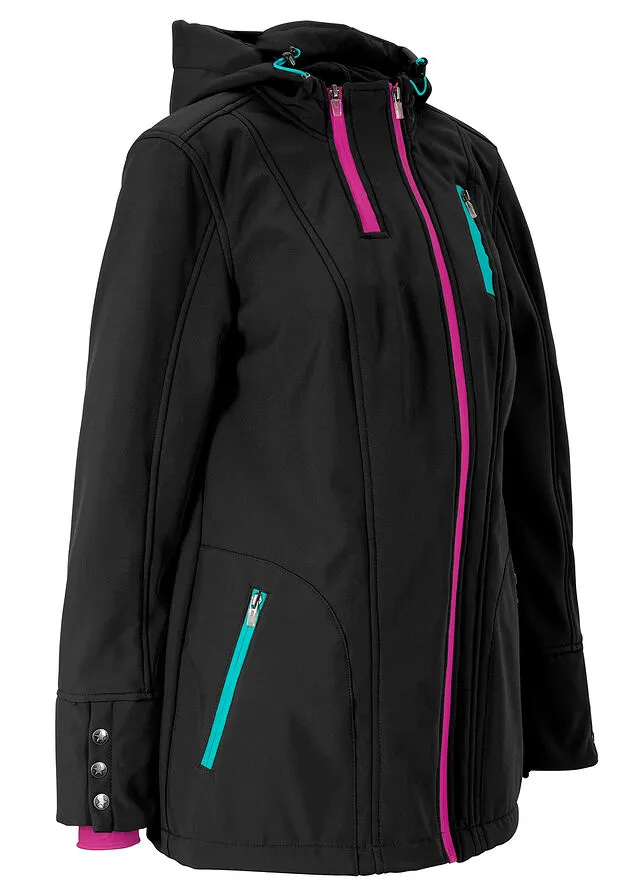 Chaqueta softshell Negro