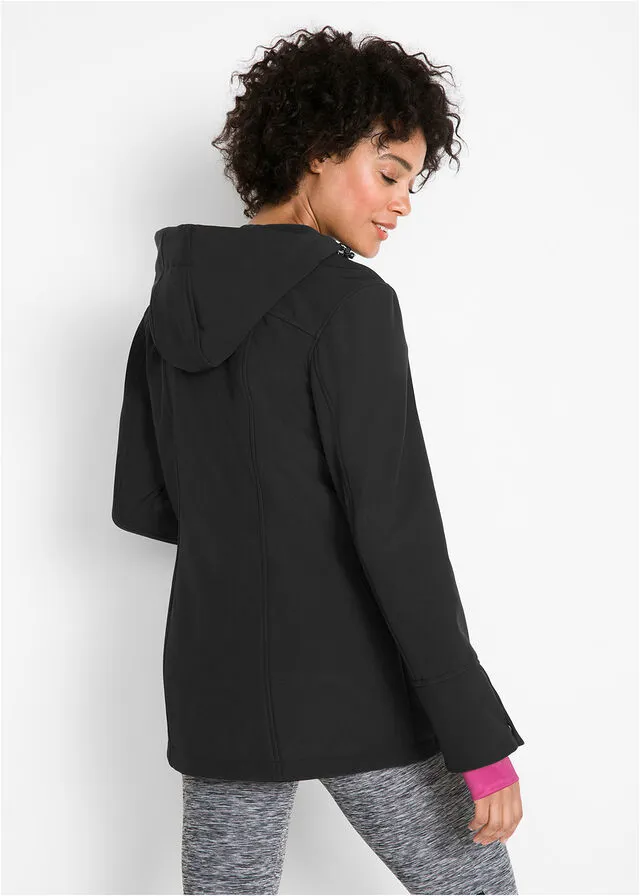Chaqueta softshell Negro