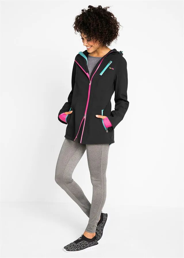 Chaqueta softshell Negro