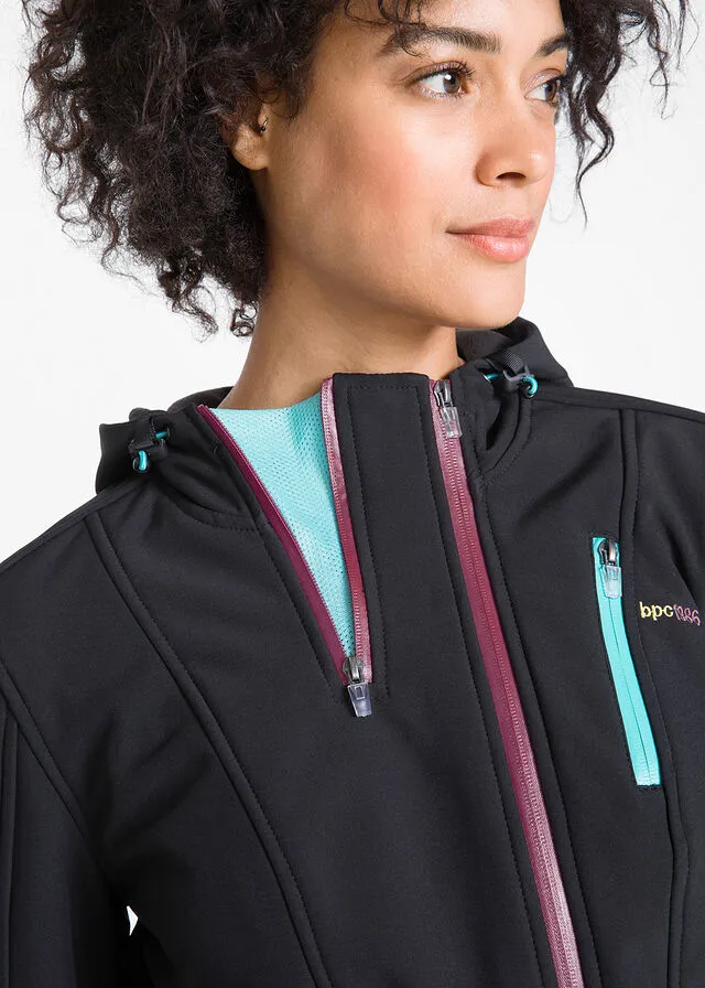 Chaqueta softshell Negro