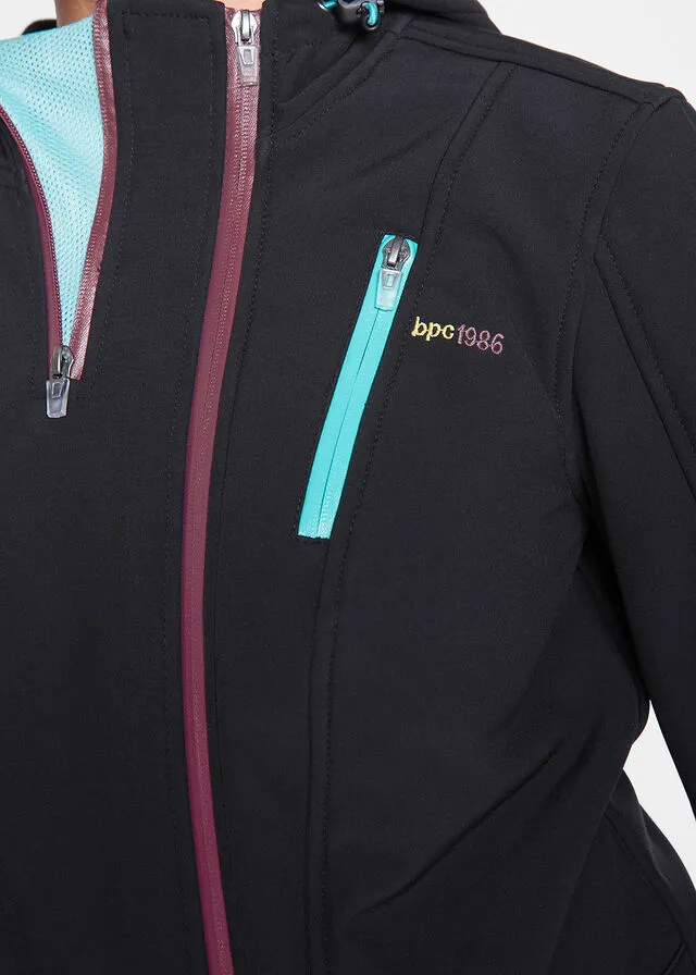 Chaqueta softshell Negro