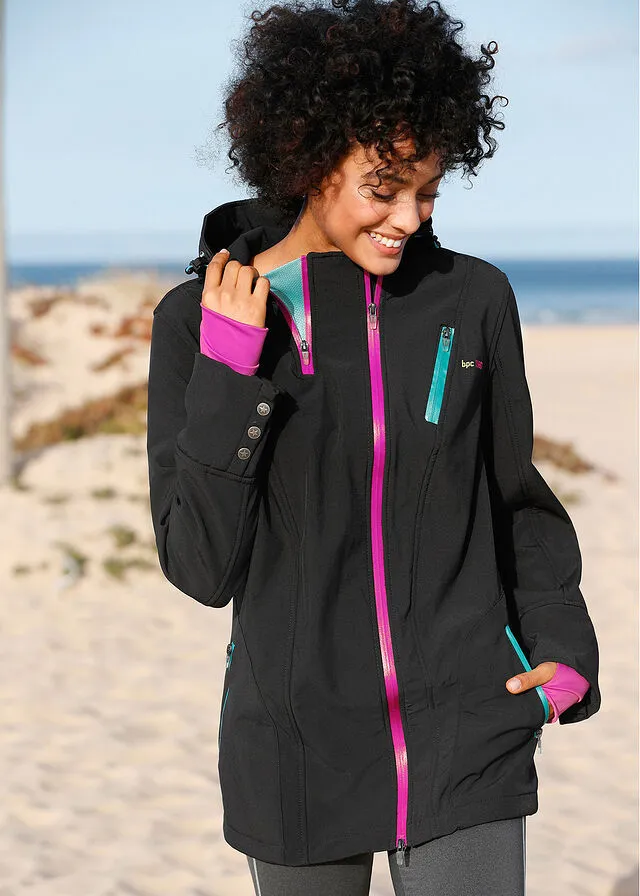 Chaqueta softshell Negro