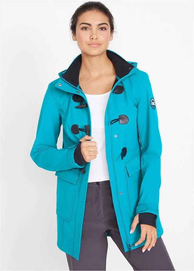 Chaqueta Softshell turquesa