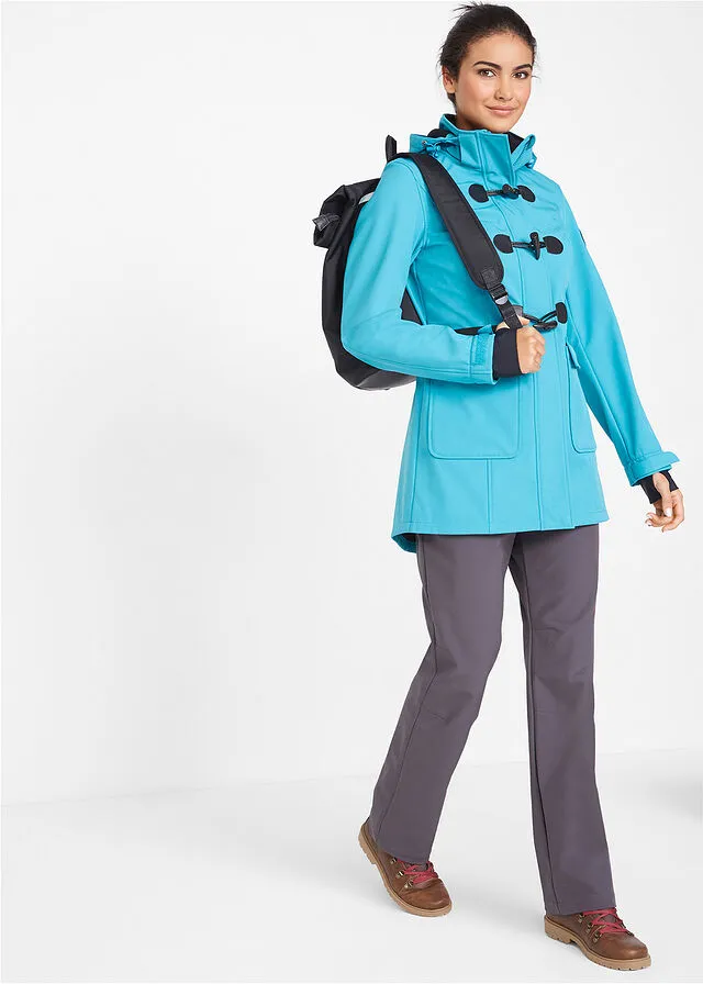 Chaqueta Softshell turquesa