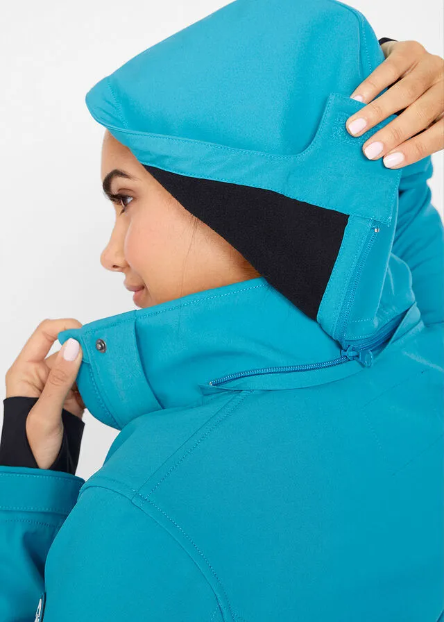 Chaqueta Softshell turquesa