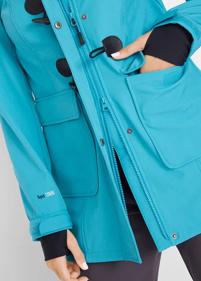Chaqueta Softshell turquesa