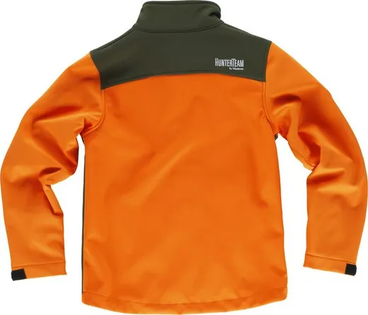 Chaqueta Workshell para niño Naranja / Verde Caza