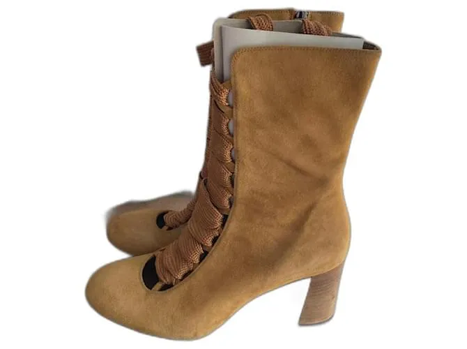 Chloé botas Camello 