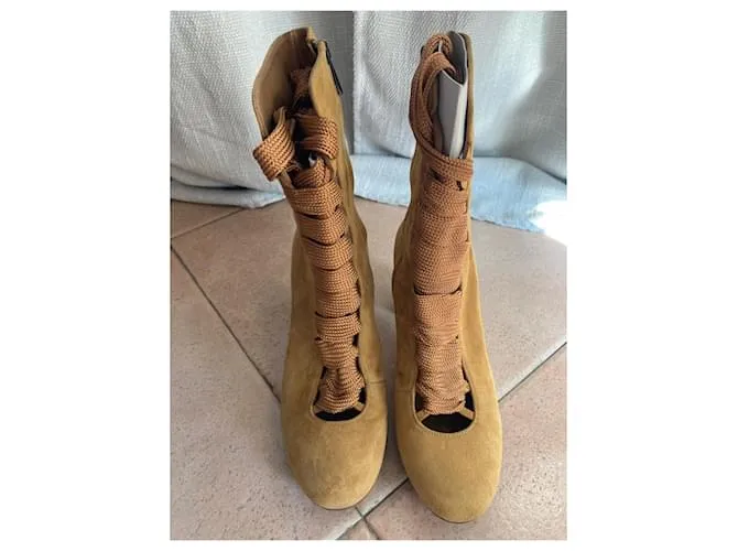 Chloé botas Camello 