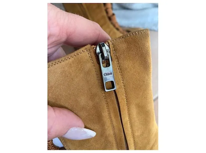 Chloé botas Camello 