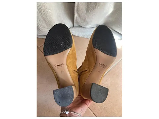 Chloé botas Camello 