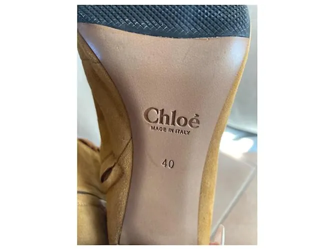 Chloé botas Camello 