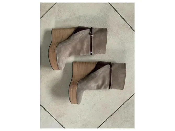 Chloé botas Castaño 