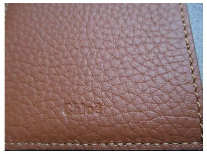 Chloé Cubierta del calendario, cuero camel. Caramelo 