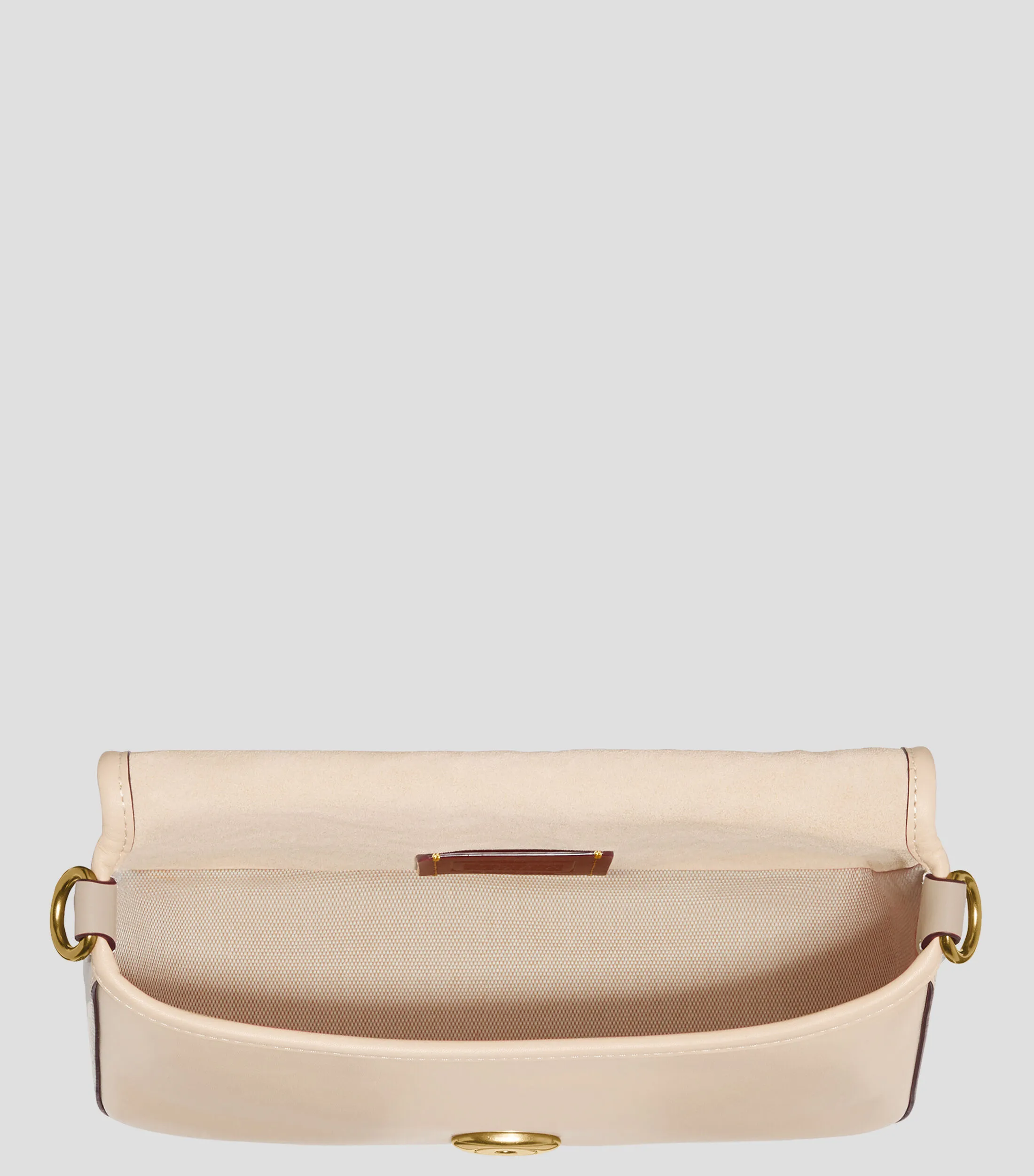 Coach Bolso Crossbody beige en piel Tabby Mujer