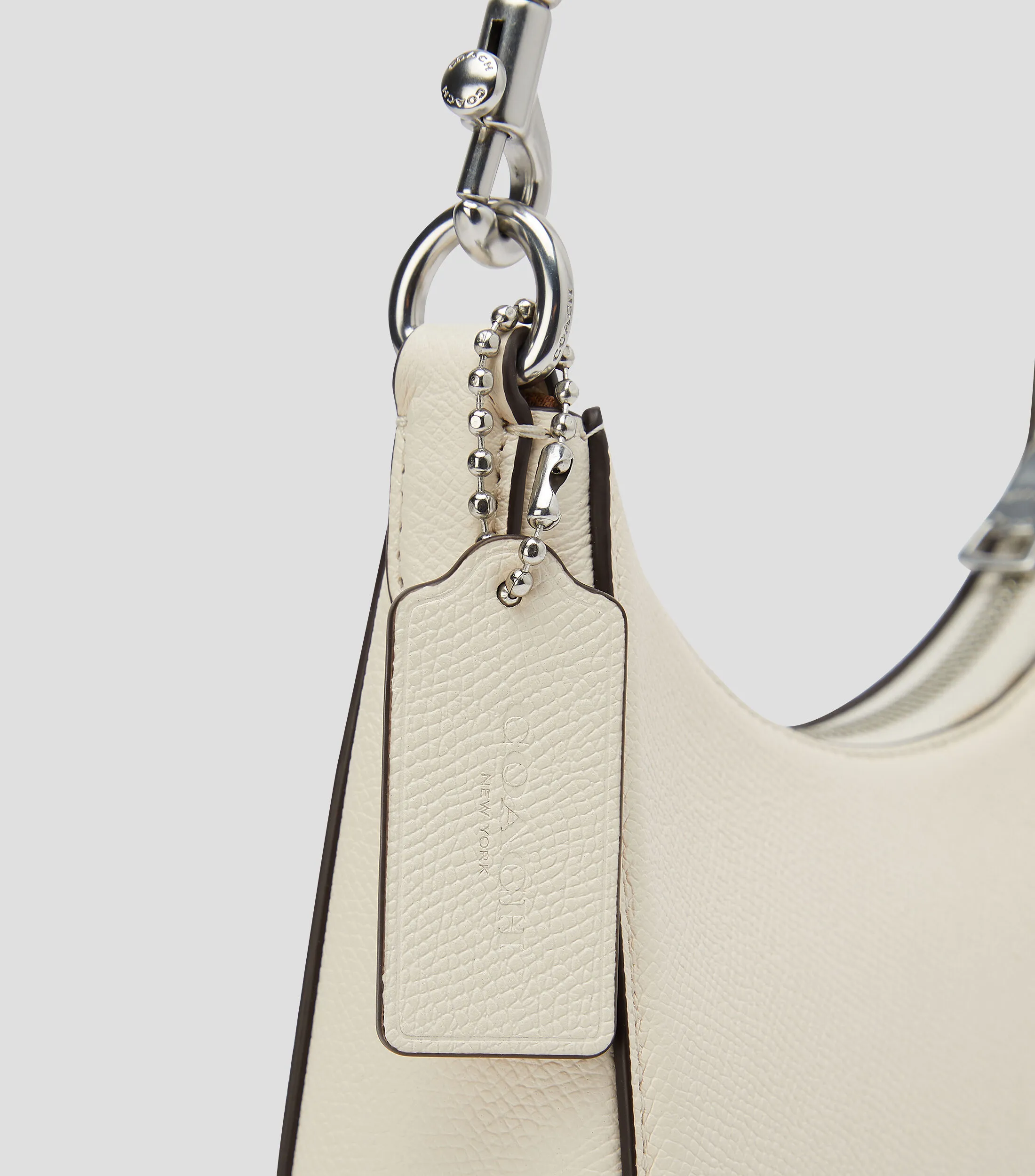 Coach Bolso hobo en piel granulado Mujer