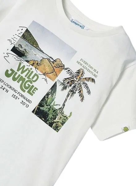 Conjunto Mayoral 2 Piezas Bermuda Iguana Para Niño