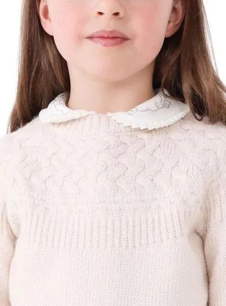 Conjunto Mayoral Falda Tricot Beige para Niña