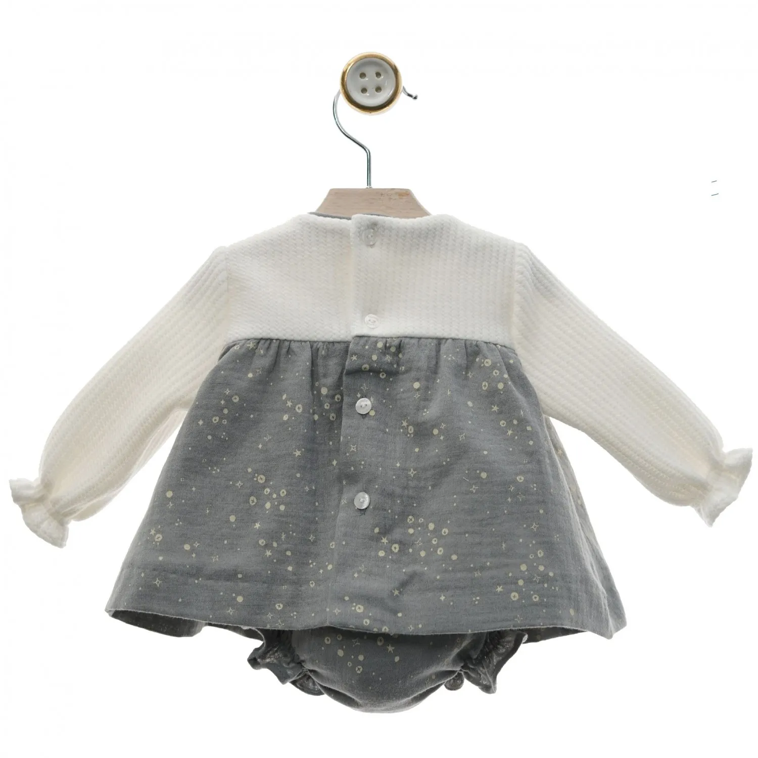 Conjunto para niña tres piezas. Colección Robin