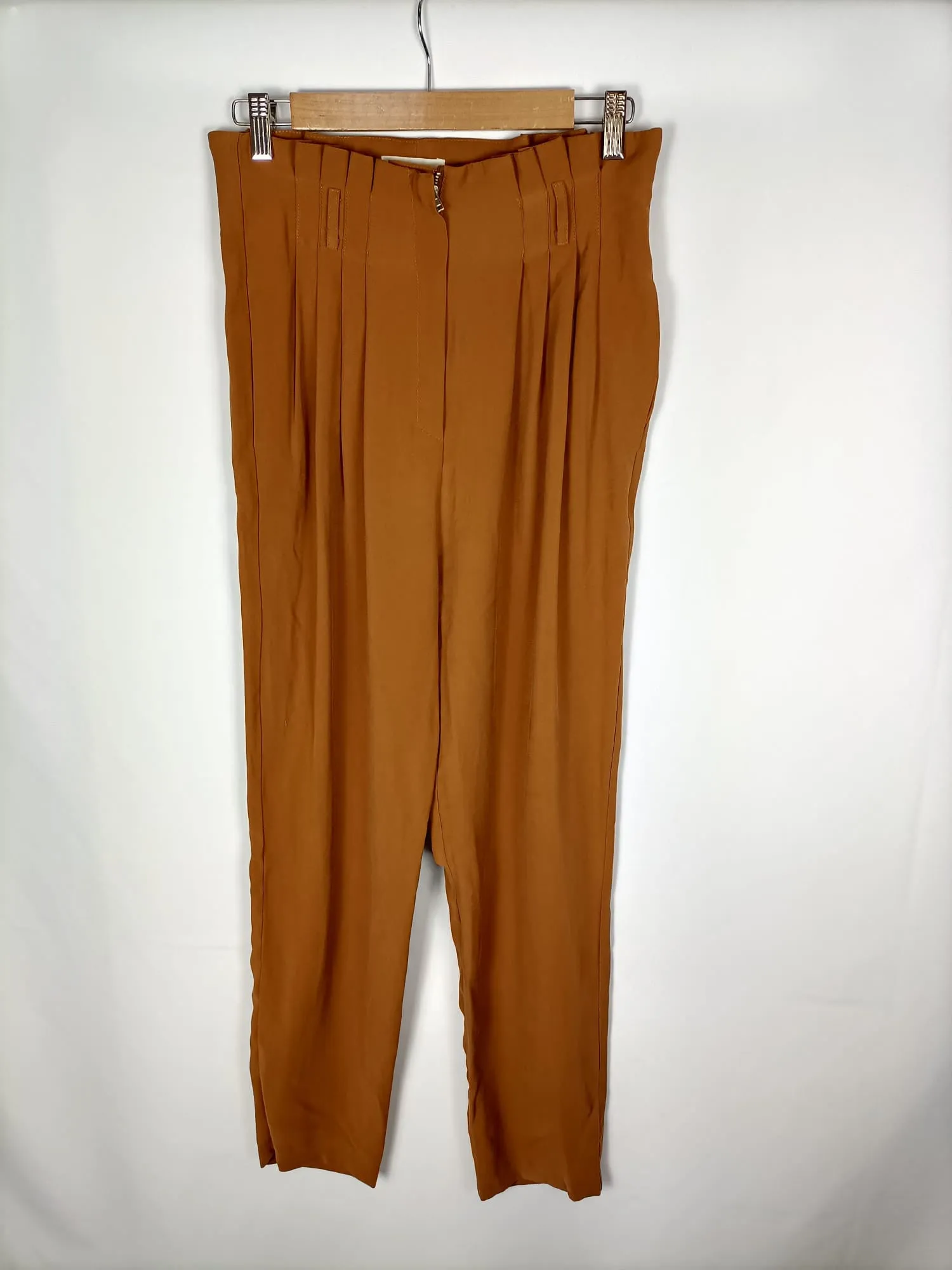 COOSY. SISTER. Pantalon marron fluido T.m