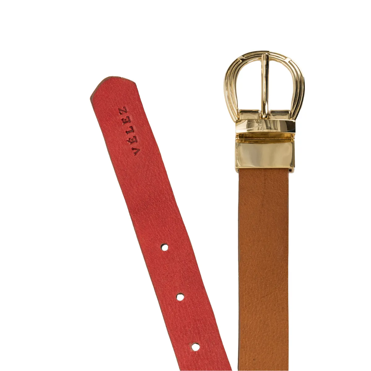 Correa de Cuero Reversible Jaspe