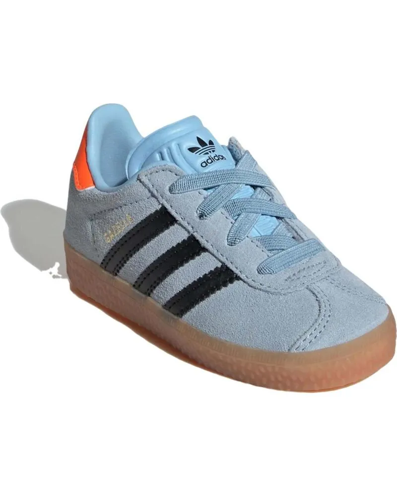 Deportivas ADIDAS  de Niña y Niño MODELO GAZELLE CF EL I PARA KID  AZUL