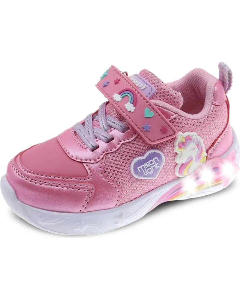 Deportivas BEPPI  de Niña SAPATO COM LUZES  FUCHSIA