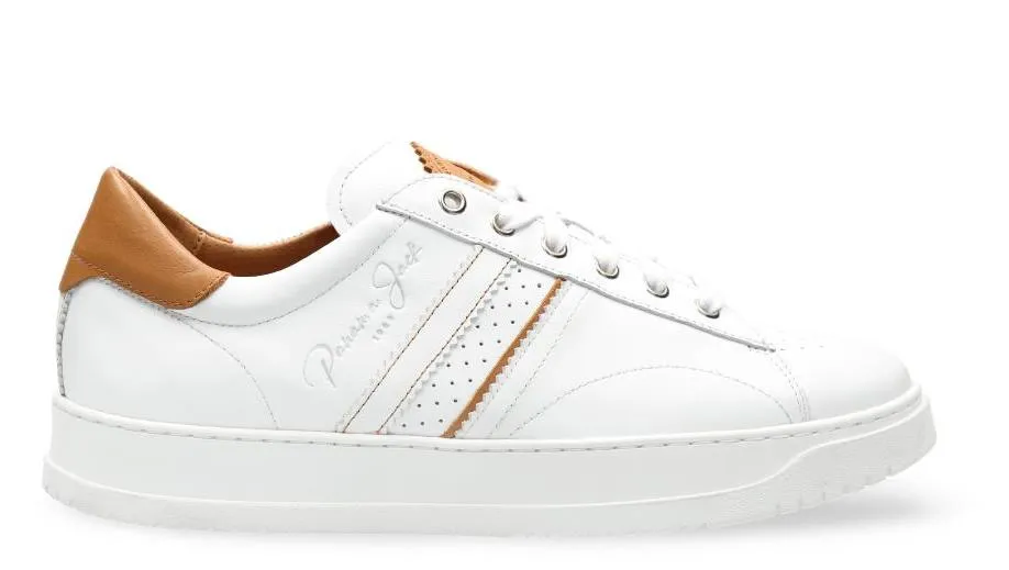 Deportivas blancas de piel para hombre Game