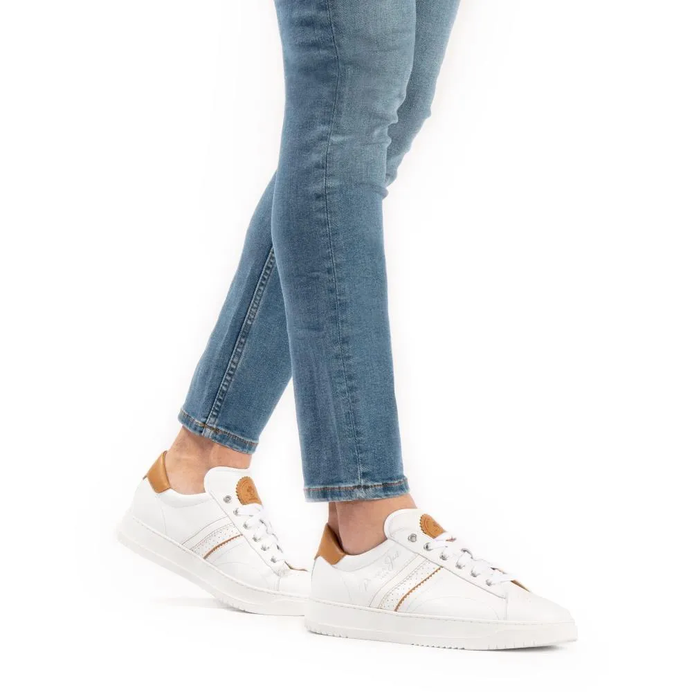 Deportivas blancas de piel para hombre Game