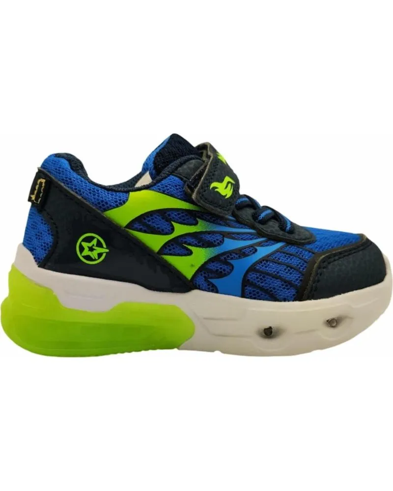 Deportivas BUBBLE BOBBLE  de Niño DEPORTIVA LUCES BUBBLE PARA NINO C1169 COLOR  AZUL
