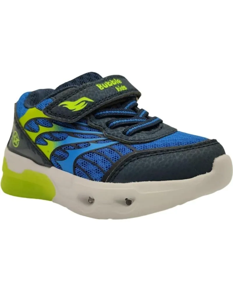 Deportivas BUBBLE BOBBLE  de Niño DEPORTIVA LUCES BUBBLE PARA NINO C1169 COLOR  AZUL