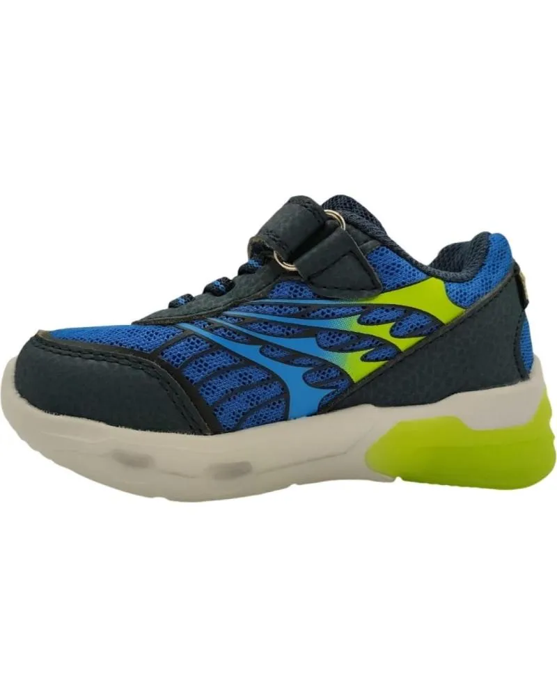Deportivas BUBBLE BOBBLE  de Niño DEPORTIVA LUCES BUBBLE PARA NINO C1169 COLOR  AZUL