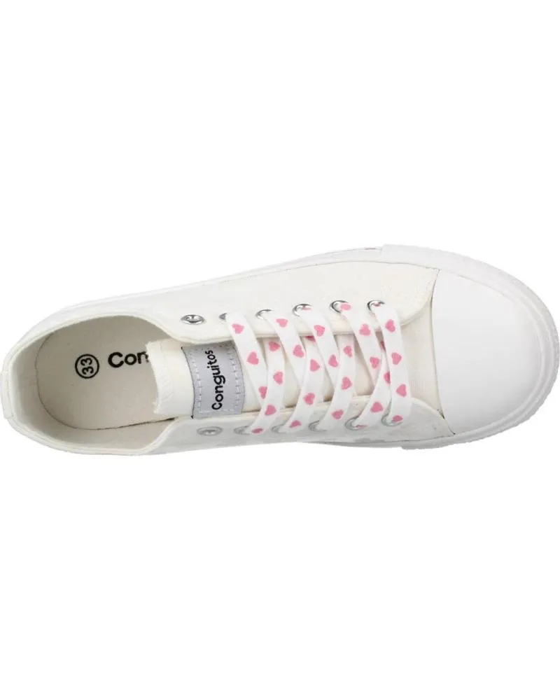 Deportivas CONGUITOS  de Mujer y Niña MV128393  BLANCO