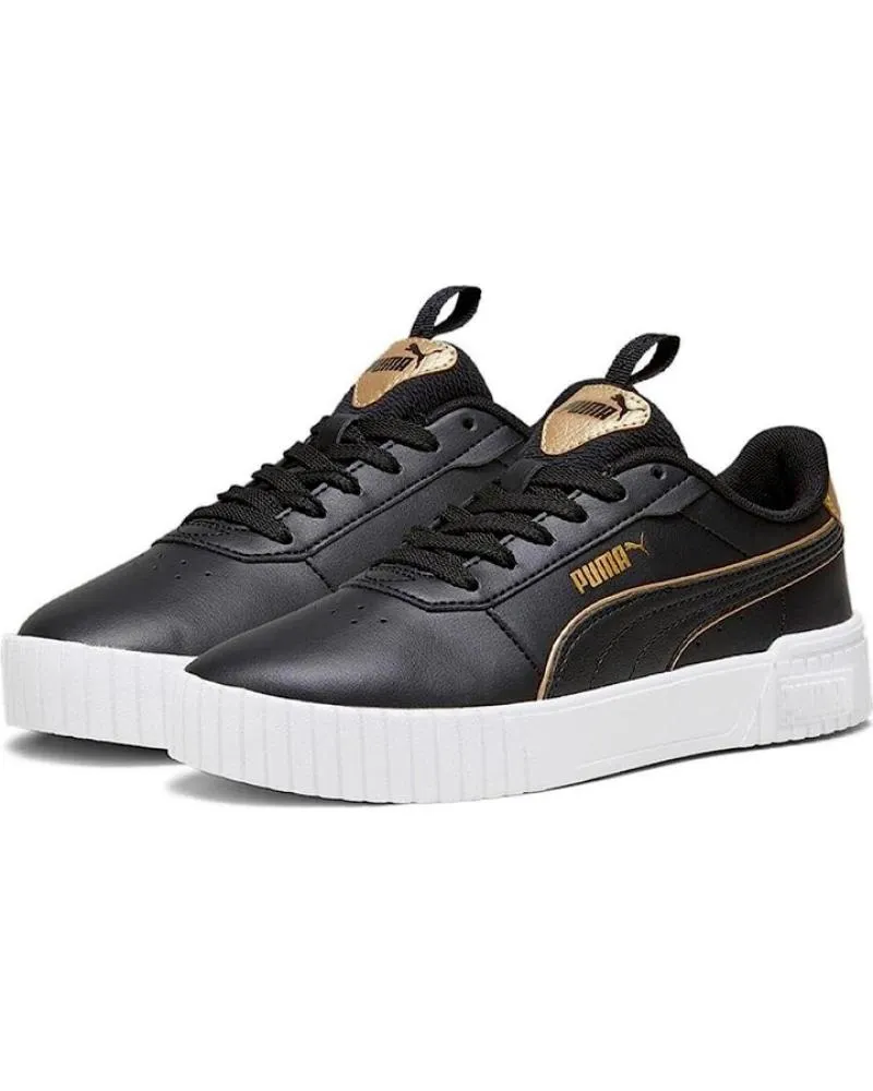 Deportivas de Niña PUMA CARINA 2 0 POP UP MTLLCS JR NEGRO