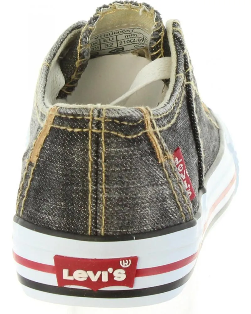 Deportivas de Niña y Niño LEVIS VTRU0005T ORIG 0262 BLACK DENIM