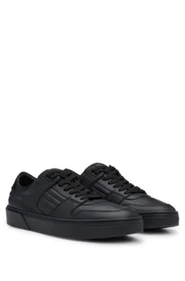 Deportivas de piel Porsche x BOSS con detalles acolchados