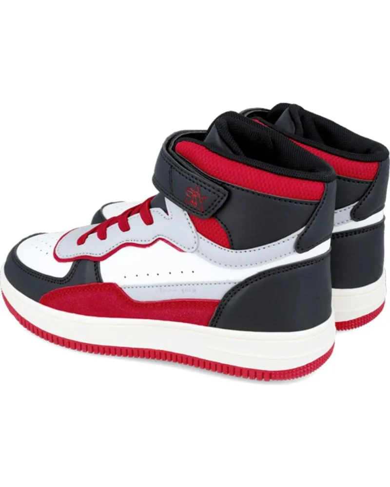 Deportivas GARVALIN  de Niño BOTINES DEPORTIVOS PARA NINO 241521  BLANCONEGROB051