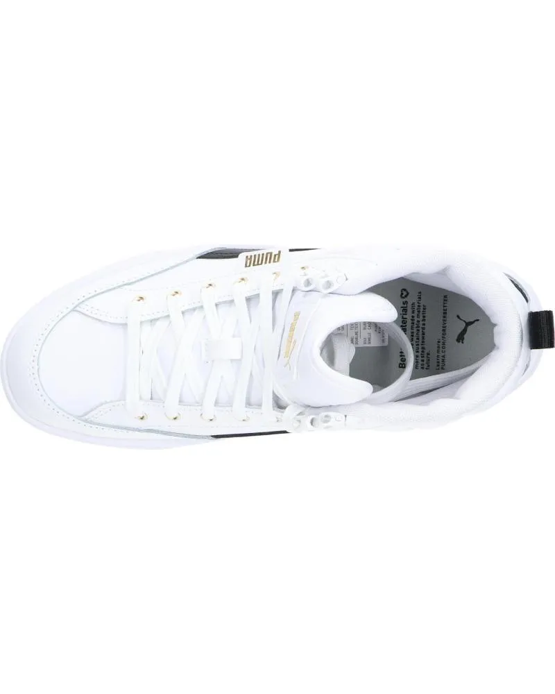DEPORTIVAS PUMA  DE MUJER Y NIñA 385857 KARMEN MID  03 WHITEBLACK