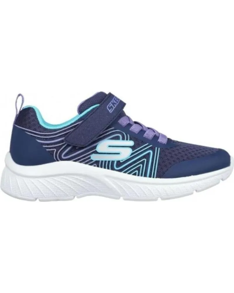 Deportivas SKECHERS  de Niña y Niño ZAPATILLA BEBE MICROSPEC 303535N NVMT  AZUL