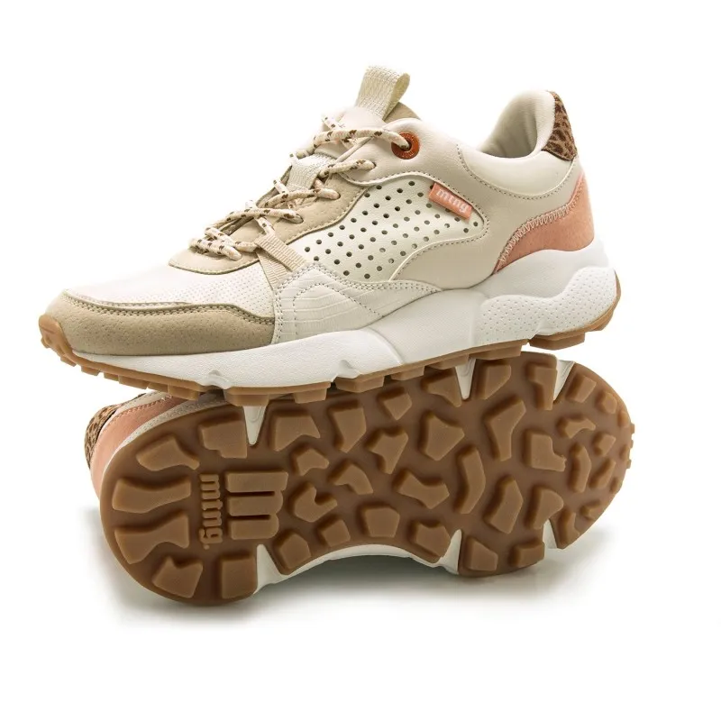 Deportivas Sport de Mujer MTNG CLIMB Beige 56204