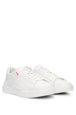 Deportivas tipo cupsole en piel lisa