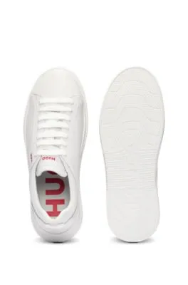 Deportivas tipo cupsole en piel lisa