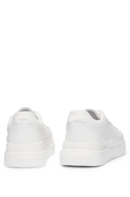Deportivas tipo cupsole en piel lisa