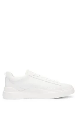 Deportivas tipo cupsole en piel lisa
