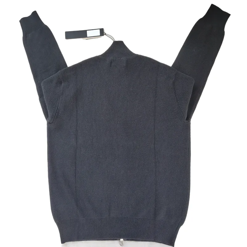 Diseñador Cardigan Sweater Topstoney Cardigan Fashion Fashion Solid de manga larga Pulter Zipper 526d8 Cardigan de algodón Cardi
